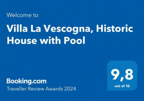Villa La Vescogna, Historic House with Pool Calco